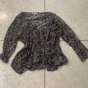 floral lucky brand tunic